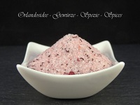 Himalaya Salz gemahlen mit Hibiskusblüten